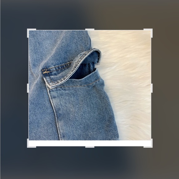 Sincerely Jules Retro Western Blue Denim Maxi Skirt Size 9 Juniors - Picture 3 of 6